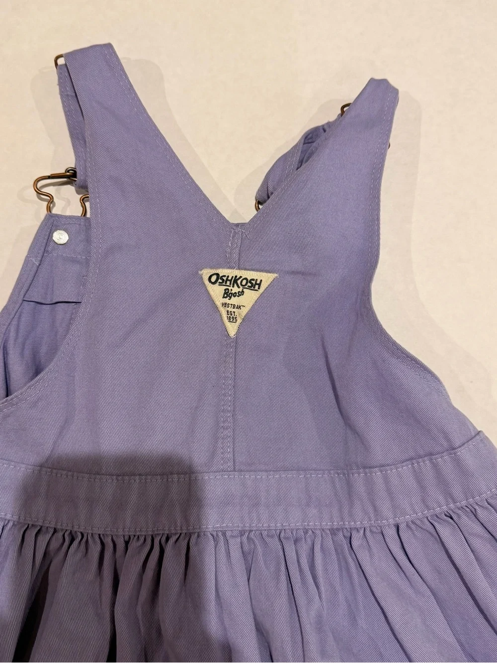 Purple and Denim Overalls/ Dresses Bundle 5T